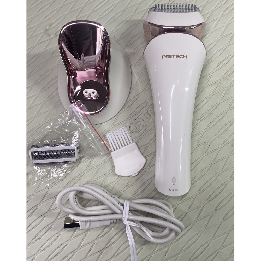 PRITECH Electric Ladies Shaver‎ for Legs,Arm,Underarms,Bikini Line NWB 3 Speeds